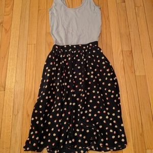 Vintage Polka Dot Skirt